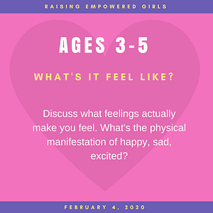 raising girls ages 3-5 discuss feelings
